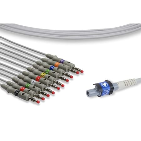 Welch Allyn Direct-Connect EKG Cable - 10 Leads Banana 185 Cm